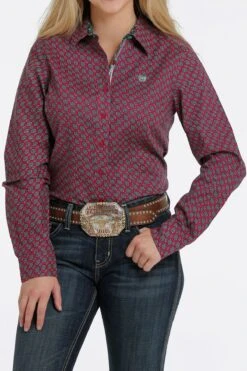 Women's Cinch Button Down Shirt #MSW9165015PNK -Western Cowboy Equipment Store 059276e22571a8749be51a9cdb9ea2ab
