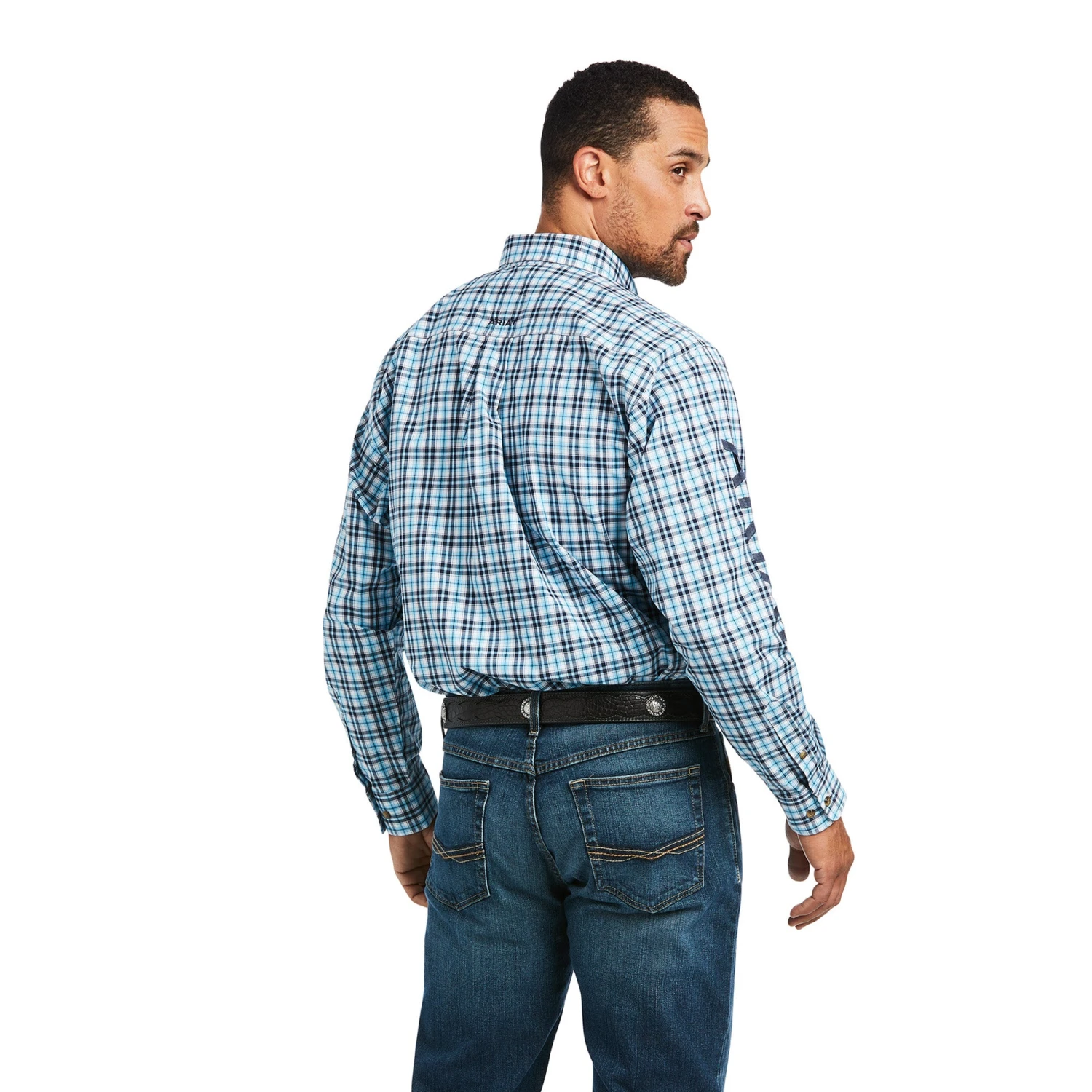 Men's Ariat Pro Series Team Synclair Classic Fit Button Down Shirt #10039244X-C (Big And Tall) 4 Men's Ariat Pro Series Team Synclair Classic Fit Button Down Shirt #10039244X-C (Big And Tall) - Image 2