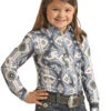 Girl's Rock & Roll Cowgirl Snap Front Shirt #G4S3317