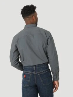 Men's Wrangler Riggs Button Down Shirt #112317240 -Western Cowboy Equipment Store 0a4f44e87129afc6fbbdc6eae999c45c