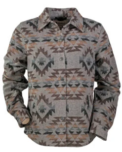 Women's Outback Trading Daphne Shirt Jacket #48702-GRY