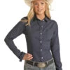 Women's Rough Stock Button Down Shirt #RSWSODR0PC -Western Cowboy Equipment Store 12b15002cec14864abbbf44fcfd0642d