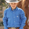 Boy's Cinch Solid Blue Shirt #MTW7060083BLU-C -Western Cowboy Equipment Store 14c088f1d666dcd0b289a00bc77d73d0