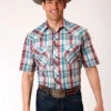 Men's Roper Snap Front Shirt #01-002-0101-4025 -Western Cowboy Equipment Store 19025ef36ea05897f938ac33e0156af1