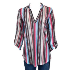 COWBOY HARDWARE Women's Cowgirl Hardware Blouse #255223-661-W