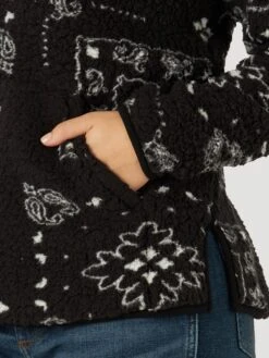 Women's Wrangler Retro Sherpa Pullover #112317352 -Western Cowboy Equipment Store 1d2053ab0305a03afb000a1d53b67b42