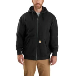 Men's Carhartt Rain Defender Loose Fit Midweight Thermal-Lined Full-Zip Sweatshirt #104078 -Western Cowboy Equipment Store 1df85510588706a3423f729832adf617