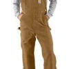 Men's Carhartt Unlined Zip-To-Thigh Bib #R37BRN -Western Cowboy Equipment Store 1f8dceb215f4063ce90c650bc017a486