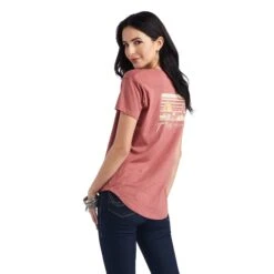 Women's Ariat Sunset Lockup T-Shirt #10042724 -Western Cowboy Equipment Store 20fc509473343c507cb033e2fcd048a6