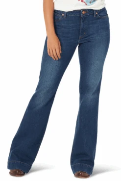 Women's Wrangler Rooted USA High Rise Trouser Jean #112314405 -Western Cowboy Equipment Store 22aafcb8f8a06ca87573a20534a92b24