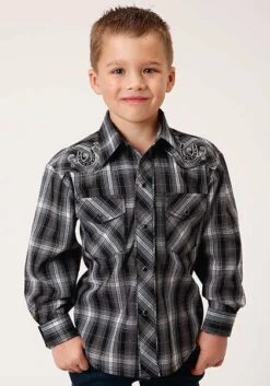 Boy's Roper Snap Front Shirt #01-030-0016-1005