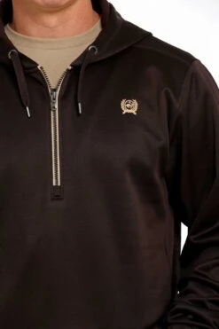 Men's Cinch Brown Hoodie #MWK1240002 -Western Cowboy Equipment Store 267808565245b68ffd71fd3ec617653d