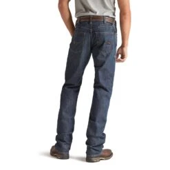 Men's Ariat M4 Low Rise Boot Cut Fire Resistant Jean #10012555 -Western Cowboy Equipment Store 27066 10012555 back