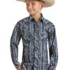 Boy's Rock & Roll Cowboy Snap Front Shirt #RRBSOSRZ1E -Western Cowboy Equipment Store 277256cc62ccbc55542c59139c81586d