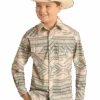 Boy's Rock & Roll Cowboy Snap Front Shirt #RRBSOSR0R7