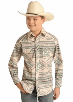 Boy's Rock & Roll Cowboy Snap Front Shirt #RRBSOSR0R7