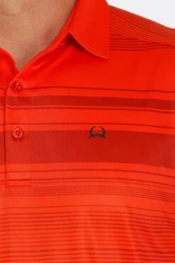 Men's Cinch ArenaFlex Polo Shirt #MTK1865019RED -Western Cowboy Equipment Store 2aff850caadb851a28325a512033c3be