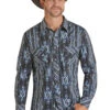 Men's Rock & Roll Cowboy Snap Front Shirt #RRMSOSRZ1E -Western Cowboy Equipment Store 2be26e6c4686d6f35a007e28fff9ae81