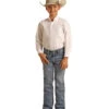 Boy's Rock & Roll Cowboy Reflex Jean #RRBD0BRYWN -Western Cowboy Equipment Store 2ce9e8593fa49e6b7b5a9791fa525b87