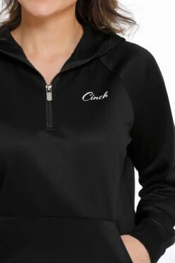 Women's Cinch 1/2 Zip Hoodie #MAK7899001 -Western Cowboy Equipment Store 2e1238a644d9885281f310e0520ce084