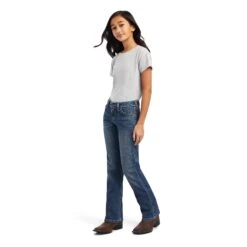 Girl's Ariat R.E.A.L. Raquel Boot Cut Jean #10041105 -Western Cowboy Equipment Store 32608dbc68a72b11e291def593810c2b