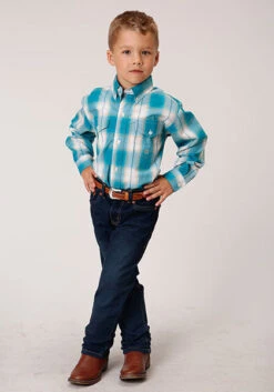 Boy's Roper Button Down Shirt #03-030-0378-4046 -Western Cowboy Equipment Store 32d833e259a28792a8e31cdc13674872