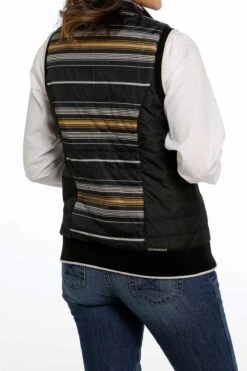 Women's Cinch Quilted Vest #MAV9887001BLK -Western Cowboy Equipment Store 3311c8a58319ed161d8e2fa1397f0dbb