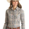 Women's Rough Stock Snap Front Shirt #RSWSOSRZDH -Western Cowboy Equipment Store 3438721c8239dc064faf5d09338aff5b