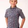 Boy's Roper Button Down Shirt #30-031-0325-4012 -Western Cowboy Equipment Store 3c18eaff5365b13572870d23a860ec2f