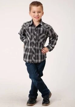 Boy's Roper Snap Front Shirt #01-030-0016-1005 -Western Cowboy Equipment Store 4212d53c7461a45b2134a9dd40c43c36