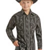 Boy's Rock & Roll Cowboy Snap Front Shirt #RRBSOSRZ1A -Western Cowboy Equipment Store 4253e25c405f71be479e37c1400b4ce6