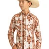Boy's Rock & Roll Cowboy Snap Front Shirt #RRBS2SRZ7S -Western Cowboy Equipment Store 46ad29347f7045f9e8626bca16e92a3b
