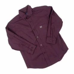 Boy's Panhandle Solid Button Down Shirt #PSBSODRZ2N -Western Cowboy Equipment Store 4767579c423503cb903cc05bef51bea3