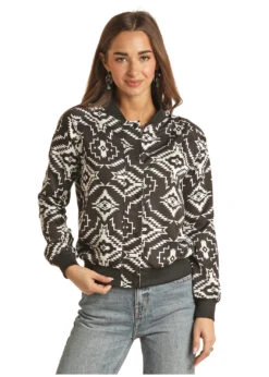 Women's Rock & Roll Cowgirl Bomber Jacket #RRWO92R048 -Western Cowboy Equipment Store 48e9457c1a95bacf363926c2f6fdd747