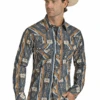 Men’s Rock & Roll Denim Snap Front Shirt #RRMSOSR0PS -Western Cowboy Equipment Store 4c492cd6a4a6e5912d8ddd19f522587c