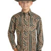 Boy's Rock & Roll Cowboy Snap Front Shirt #RRBSOSR09B -Western Cowboy Equipment Store 4e7ecbd2d3ae13564622c096a62d9692