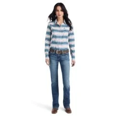 Women's Ariat Kirby Stretch Button Down Shirt #10042176 -Western Cowboy Equipment Store 5080443eae8b253d89c5ccf8d4b47633