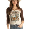 Women's White Label T-Shirt #WLWT21X0HK -Western Cowboy Equipment Store 525bc605c62730c2746ce971be012403