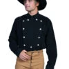 Men's Wahmaker Bib Front Shirt #538720BLK -Western Cowboy Equipment Store 538720 BLK preview
