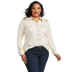Women's Ariat R.E.A.L. Georgia Snap Front Shirt #10040708X -Western Cowboy Equipment Store 56a7e41d5516e6ff8bfea2d1ded7f60b