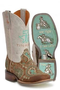 Women's Tin Haul Wildrags Western Boot #14-021-0007-1464 -Western Cowboy Equipment Store 56e17172a23fa34ea938381cf1a7969a