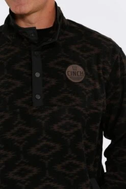 Men's Cinch Aztec Printed Polar Fleece Pullover #MWK1514015 -Western Cowboy Equipment Store 58164e979321e7d64726b607fe0d77fd