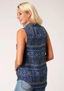 Women's Roper Blouse #03-052-0590-5025BU -Western Cowboy Equipment Store 5b30a788ae34c1a1cad71fcec7aa0301 1