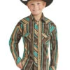 Boy's Rock & Roll Cowboy Snap Front Shirt #RRBSOSRZ0U -Western Cowboy Equipment Store 5d842c6d26ac34c5aa835545d18d6b6e
