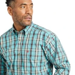 Men's Ariat Pro Series Kian Classic Fit Button Down Shirt #10042338 -Western Cowboy Equipment Store 5ef8752bbae08a72222f9c3a3ec36200