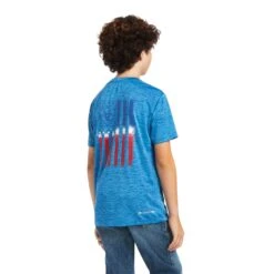 Boy's Ariat Charger Patriotic T-Shirt #10040636