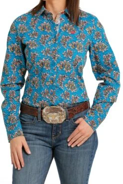 Women’s Cinch Button Down Shirt #MSW9165033 -Western Cowboy Equipment Store 6294f800156f767f9a43ac3301f51365