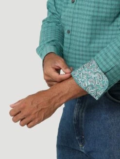 Men's Wrangler George Strait Button Down Shirt #112318995 -Western Cowboy Equipment Store 630f3a4f3b1833fbf19a29956bd9c91c