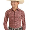 Boy's Panhandle Snap Front Shirt #PSBSOSR0MB -Western Cowboy Equipment Store 65d0d78961e73a1d8bea8d3593f88372