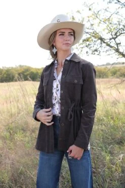 Cinch Women's Cruel Girl Aztec Corduroy Shirt Jacket #CWJ7420001 -Western Cowboy Equipment Store 661251c8fecb820f535976ecb464acdf